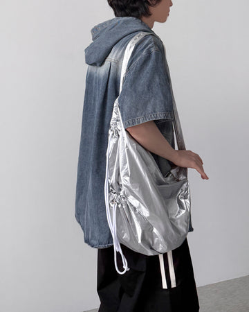 Glossy Nylon String Bag